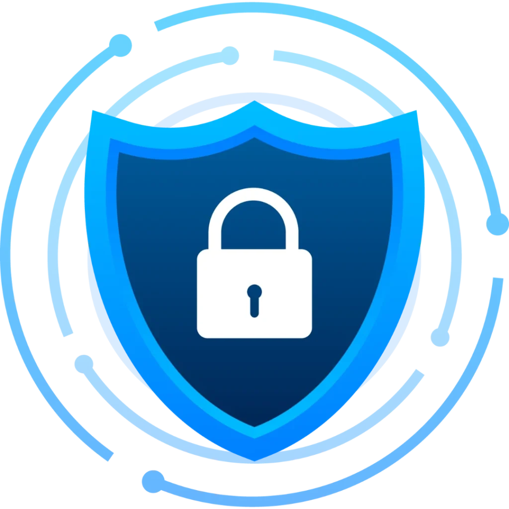 Data security and privacy icon