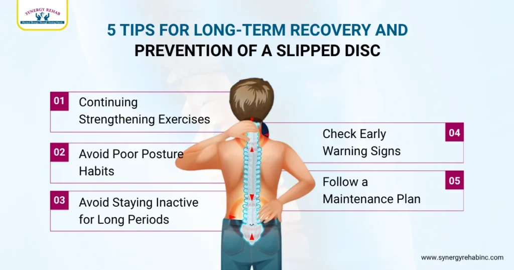 5 Tips for Long-Term Recovery and Prevention of a Slipped Disc