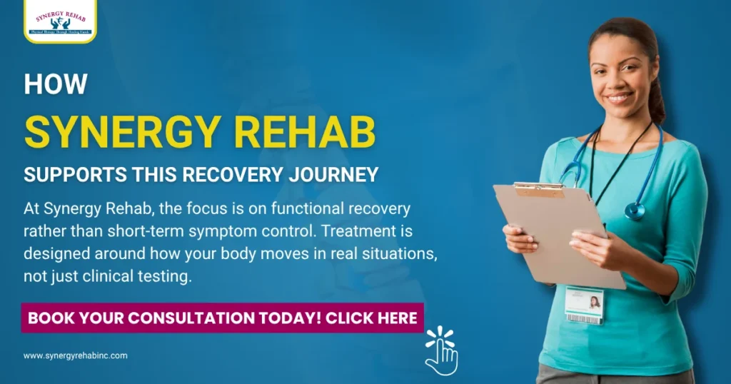 How Synergy Rehab Supports this Recovery Journey