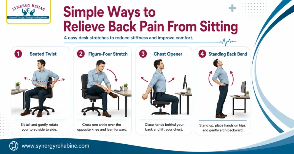 Simple Ways to Relieve Back Pain From Sitting