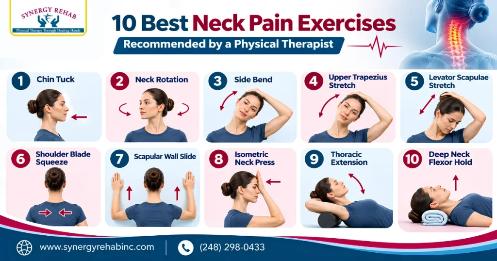 10 Neck Pain Exercises to Try