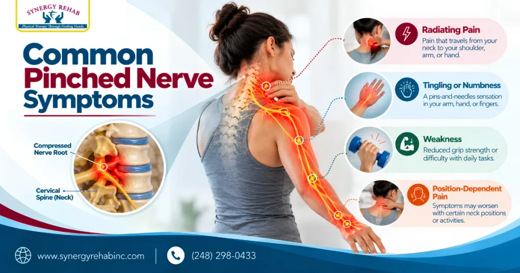 Common Pinched Nerve Symptoms