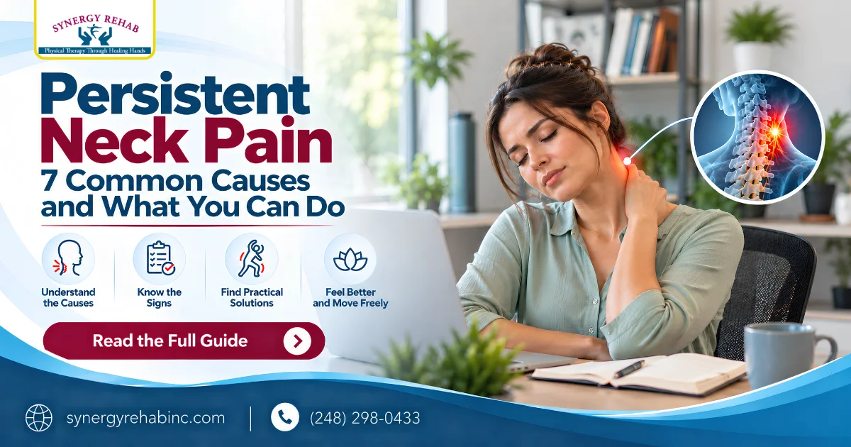Persistent Neck Pain: 7 Common Causes and What You Can Do